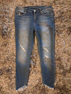 Articles of Society Women's Stretch Denim Distressed Skinny Jeans Size 31